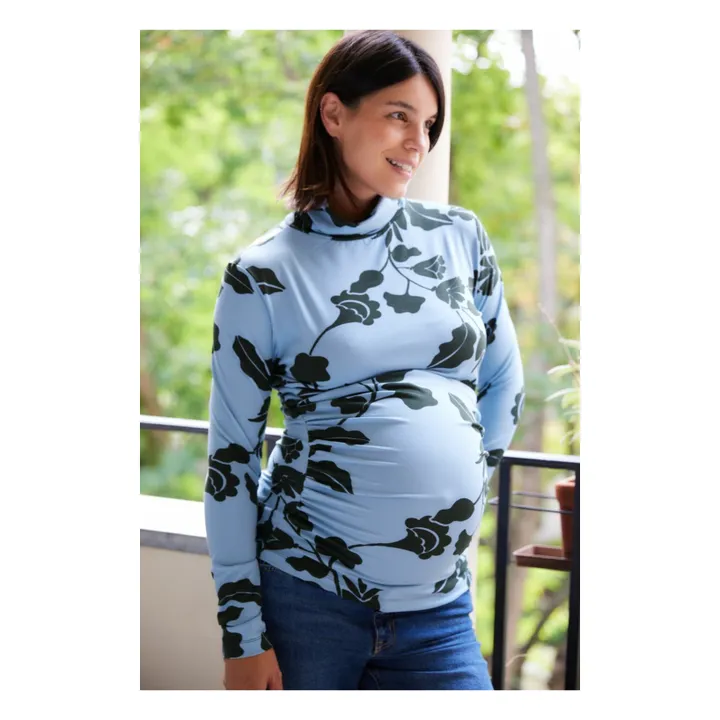 Top de Grossesse Mathilda Tokyo | Bleu- Image produit n°1