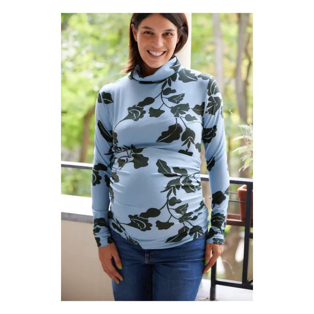 Top gravidanza Mathilda Tokyo | Blu