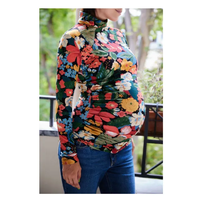 Top de embarazo Mathilda Berries | Verde