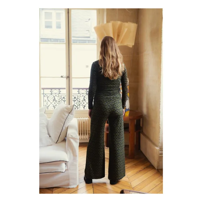 Pantalon de Grossesse Andrea Seventies | Vert kaki