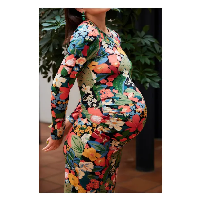 Thelma Berries Maternity Dress | Green