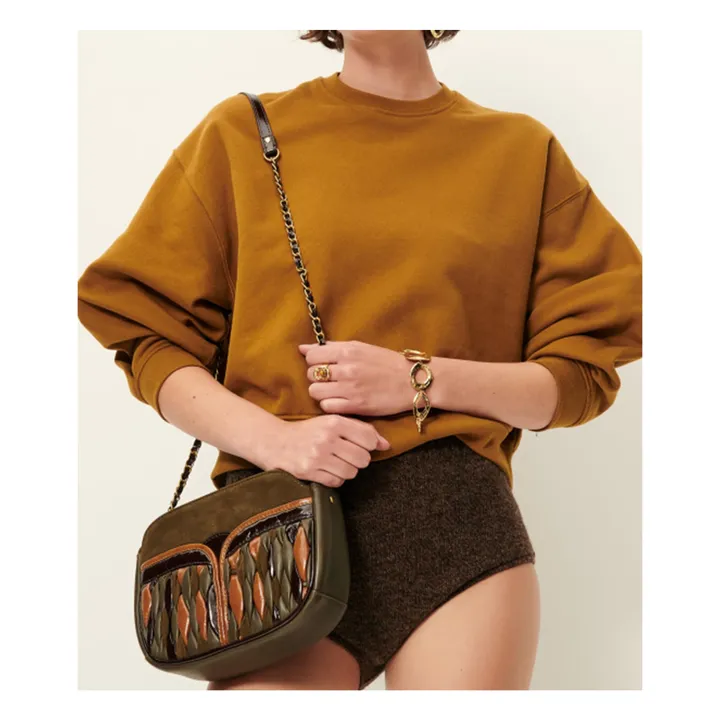 Sac Divine Suède | Vert kaki- Image produit n°3