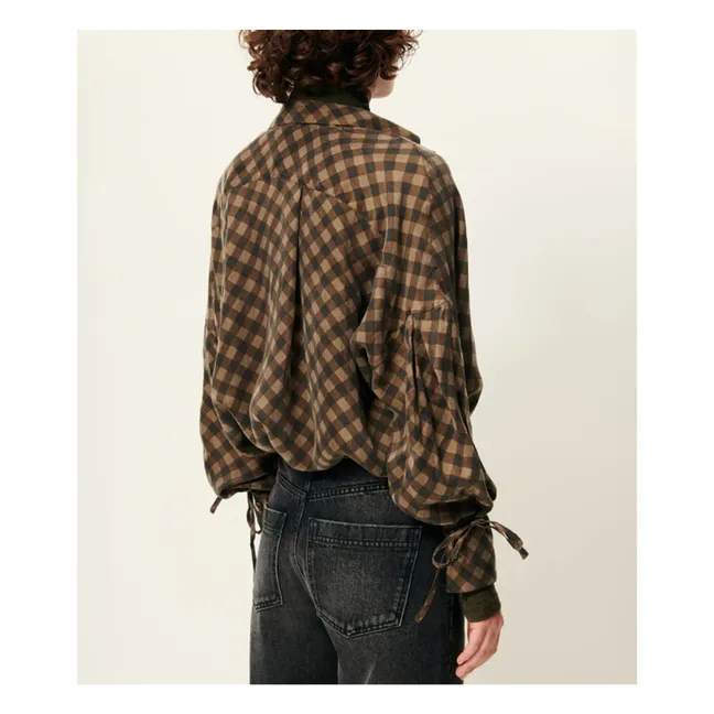 Chemise Armanchecks Carreaux | Vert kaki