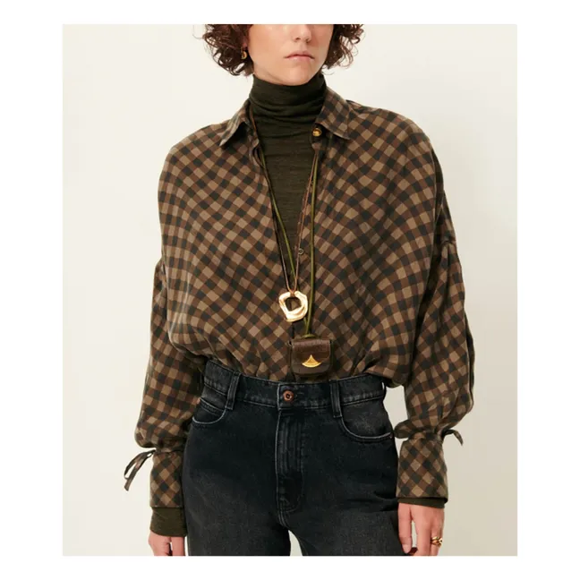 Armanchecks Carreaux shirt | Khaki