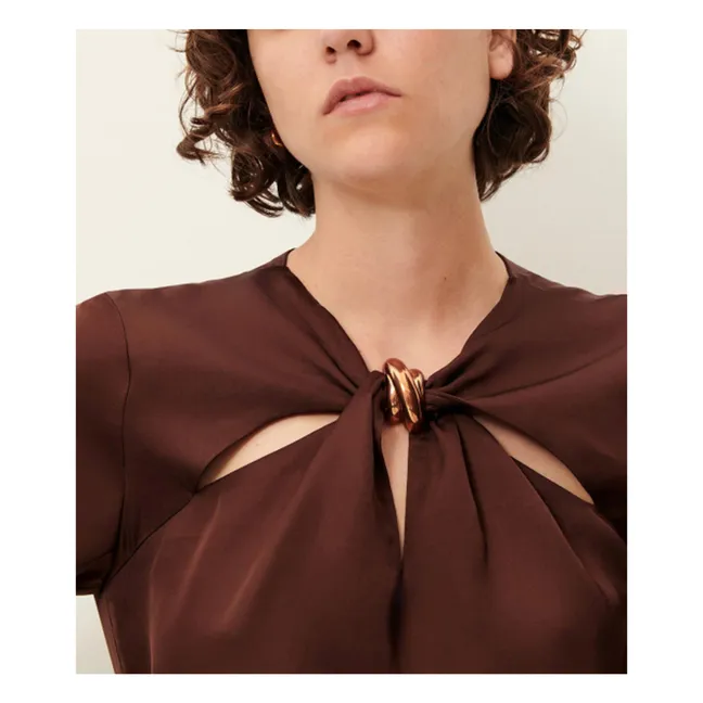 Blouse Amaya | Marron