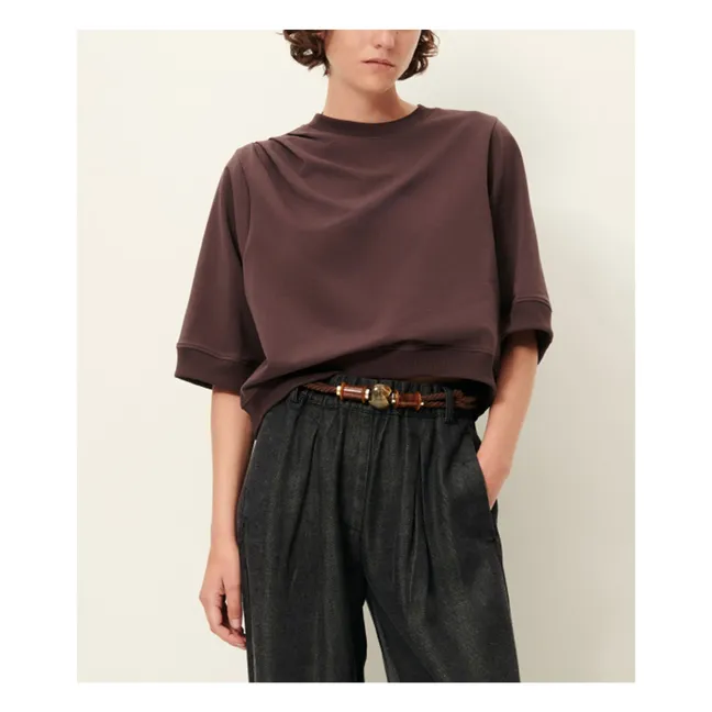 Pova T-shirt | Brown