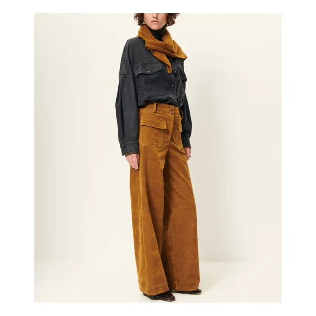 Pantalon Manhastreet Velours Côtelé | Bronze