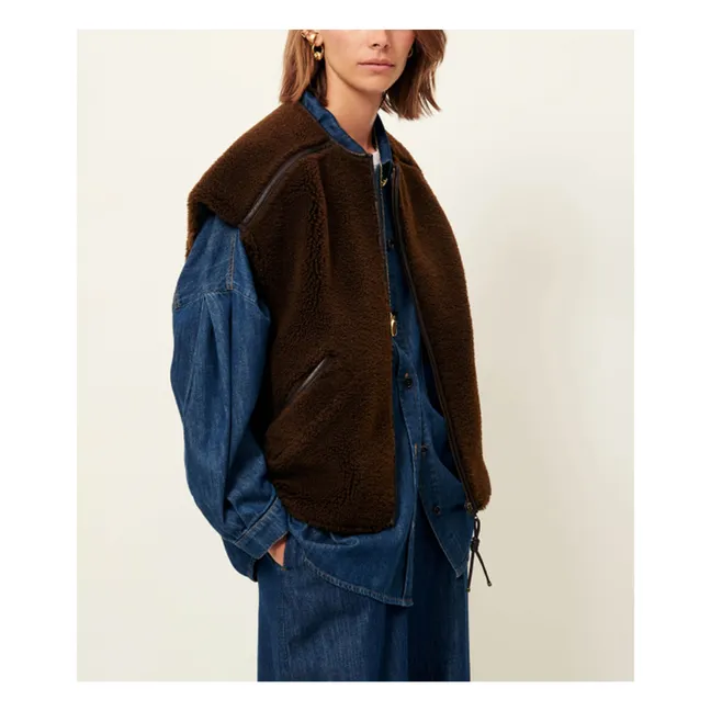 Chaqueta sin mangas Mounty | Marrón