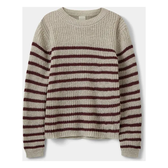 Pull Pollysy Rayé | Beige