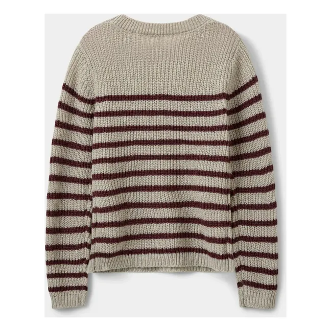 Pull Pollysy Rayé | Beige
