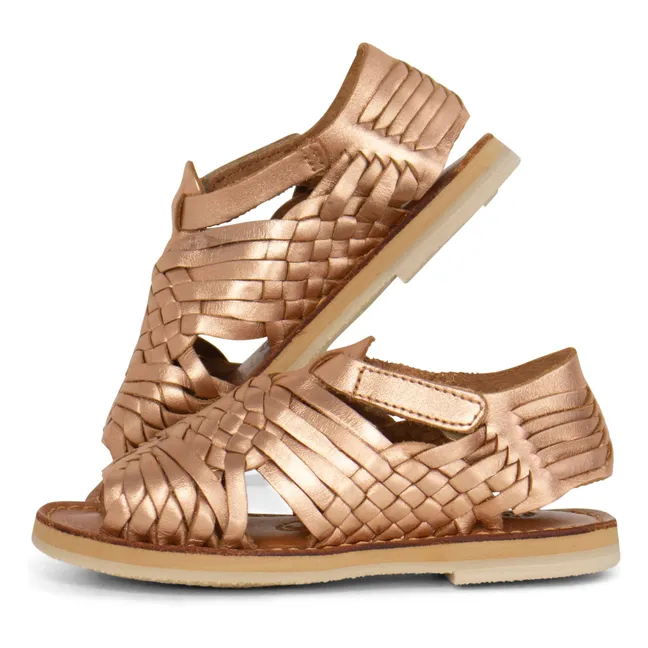 Sandales Sandalita | Or rose