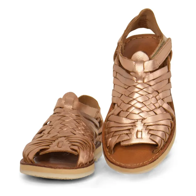 Sandales Sandalita | Or rose