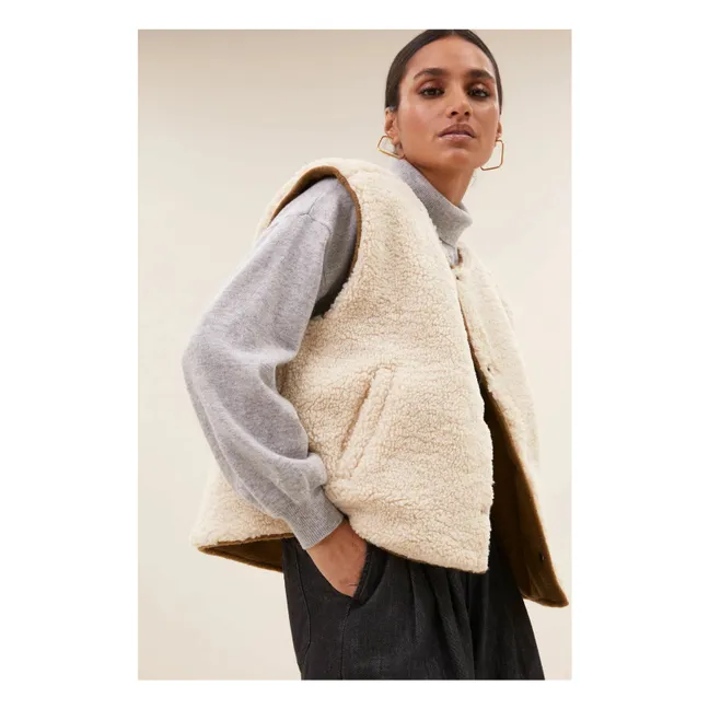 Chaqueta sin mangas Joelle | Camel