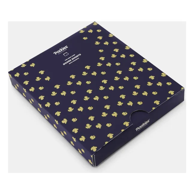 Caleçon Popcorn | Bleu marine