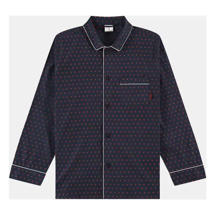 Camisa de pijama Luv | Azul Marino- Imagen del producto n°1