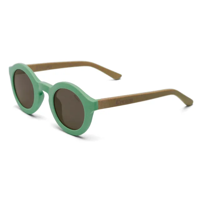Cream x Gray Label Round Sunglasses | Green