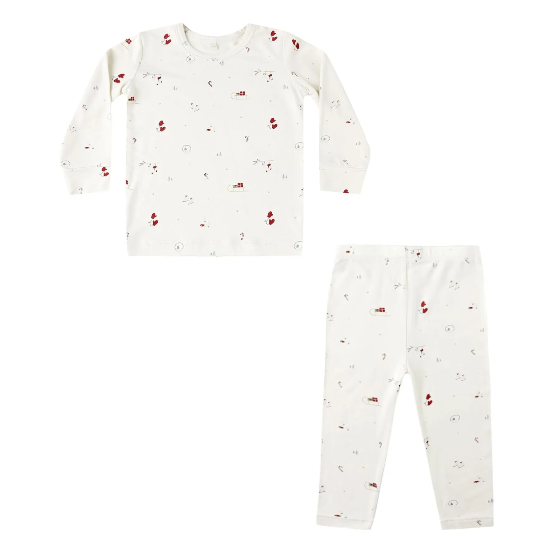Quincy Mae Ecru Winter Wonderland Pyjama Set