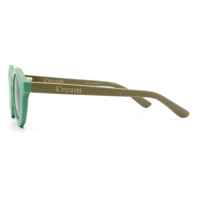 Cream x Gray Label Round Sunglasses | Green