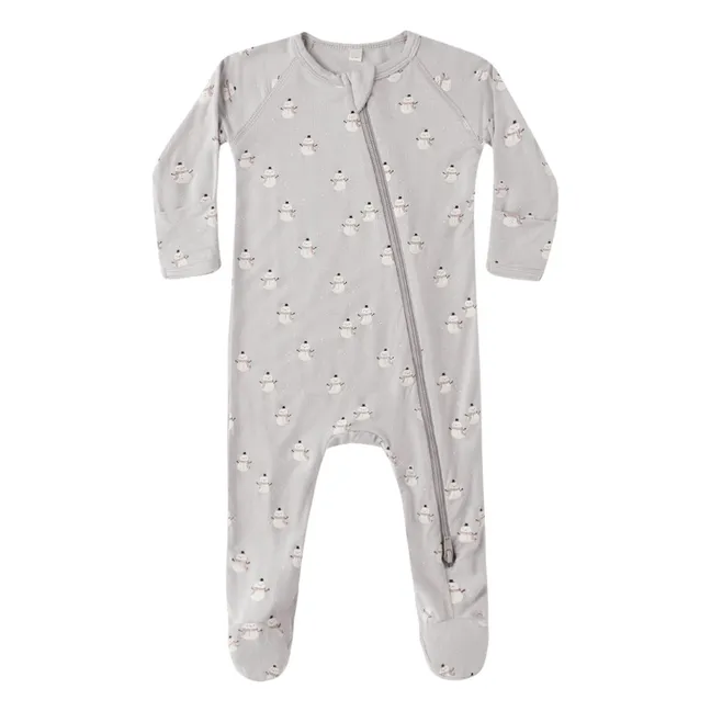 Combinaison à Pieds Snowmen | Gris