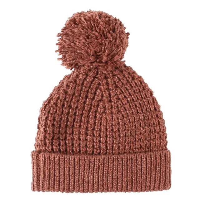 Bonnet Tricot | Rouge Brun