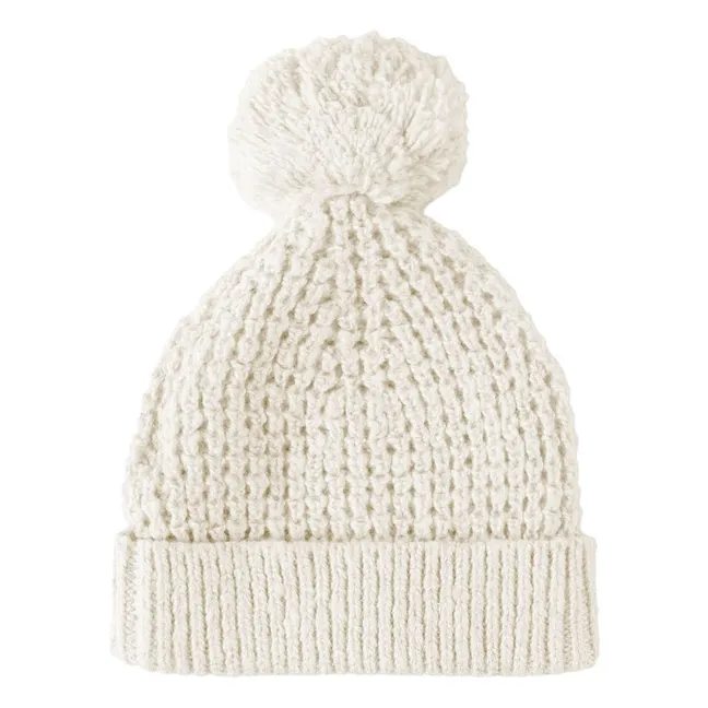Cappello lavorato a maglia | Ecru