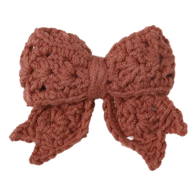 Quincy Mae Rouge Brun Barrette Knot Hook