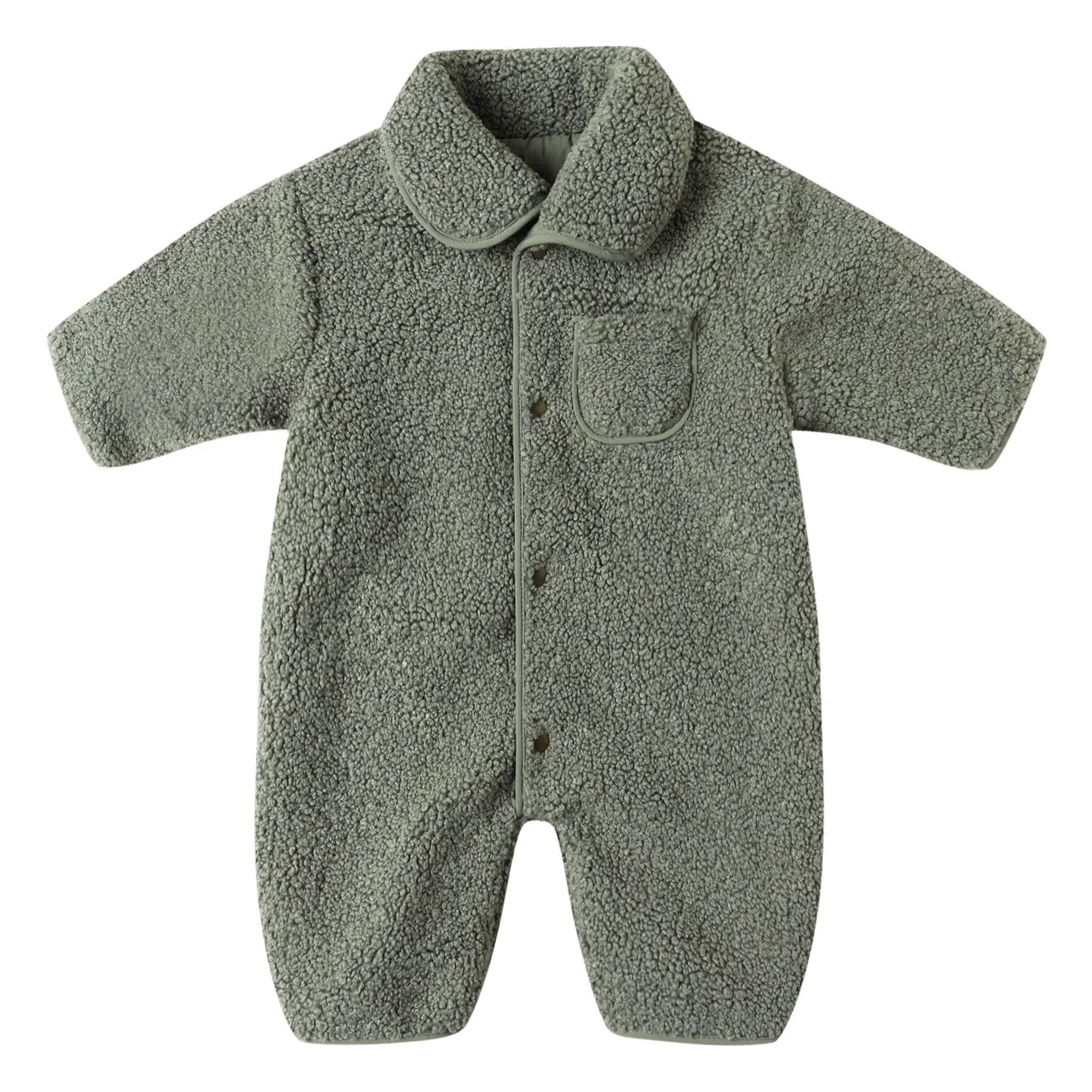 Quincy Mae Verdigris Sherpa Suit