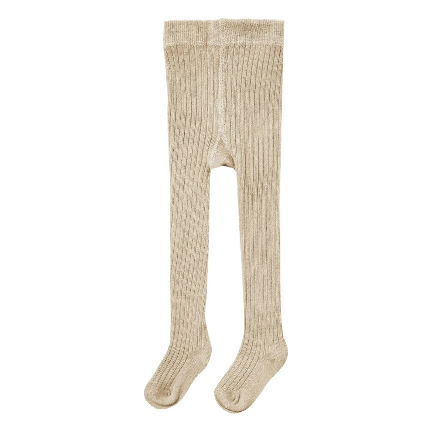 Quincy Mae Oatmeal Ribbed Tights