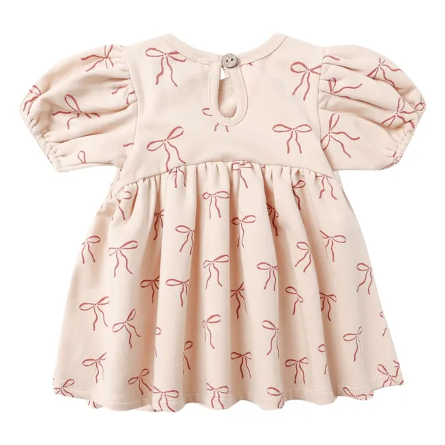 Vestido Darla Nudos Algodón Ecológico | Salmón