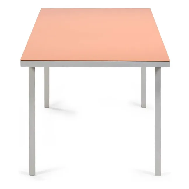 Mesa de comedor de aluminio, Muller Van Severen | Rosa