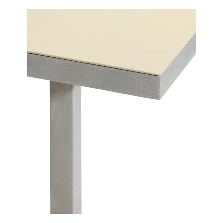 Mesa de comedor de aluminio, Muller Van Severen | Marfil- Imagen del producto n°6
