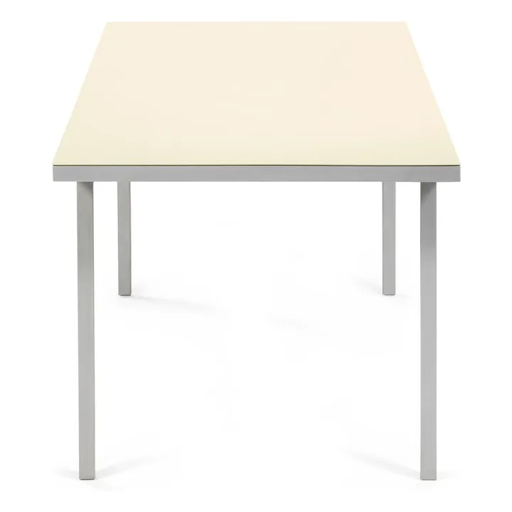 Mesa de comedor de aluminio, Muller Van Severen | Marfil- Imagen del producto n°2