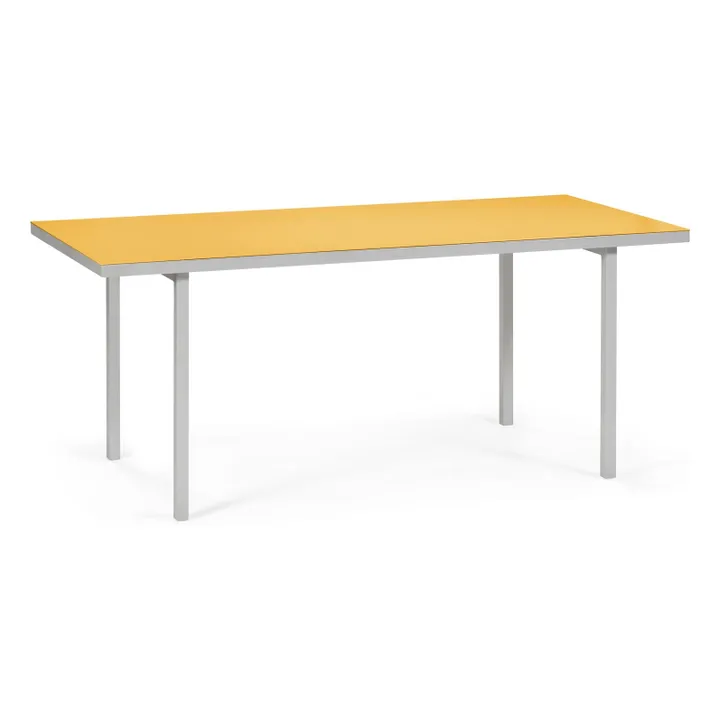 Table à dîner Alu, Muller Van Severen | Jaune- Image produit n°0