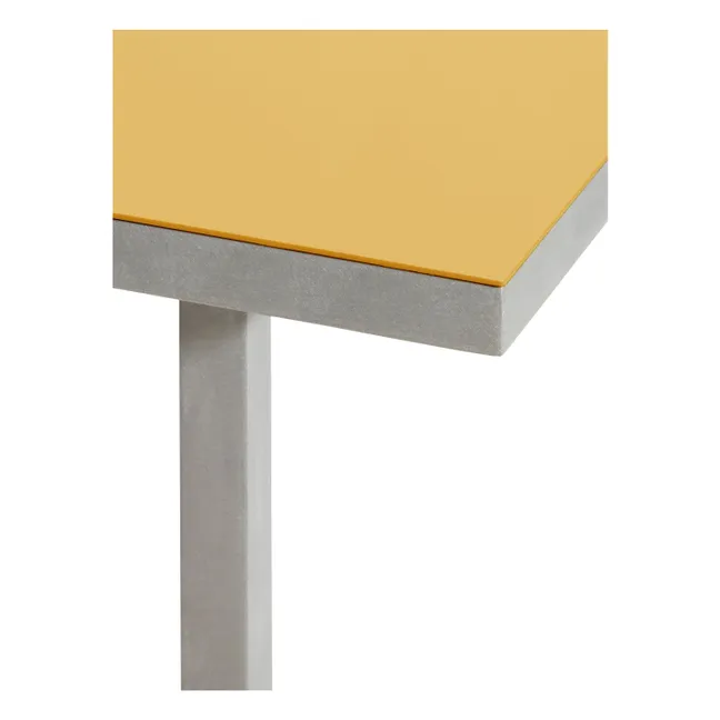 Alu dining table, Muller Van Severen | Yellow