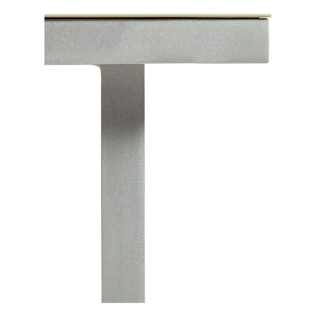 Mesa de comedor de aluminio, Muller Van Severen | Blanco