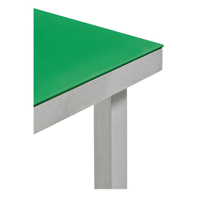 Mesa de comedor de aluminio, Muller Van Severen | Verde