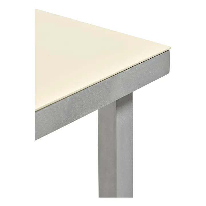 Mesa de comedor de aluminio, Muller Van Severen | Marfil- Imagen del producto n°6