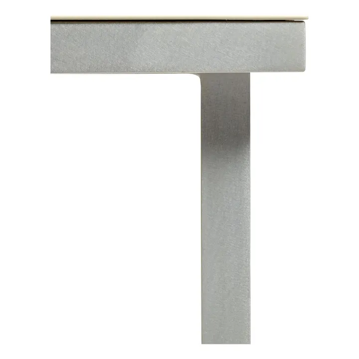 Mesa de comedor de aluminio, Muller Van Severen | Marfil- Imagen del producto n°3
