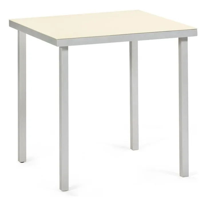 Mesa de comedor de aluminio, Muller Van Severen | Marfil- Imagen del producto n°0
