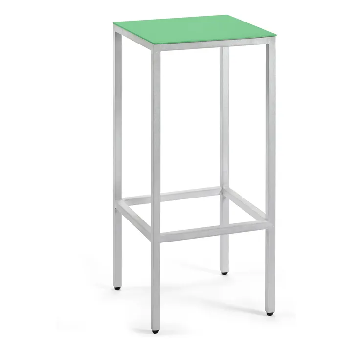 Tabouret de bar 75 cm Alu, Muller Van Severen | Vert- Image produit n°0