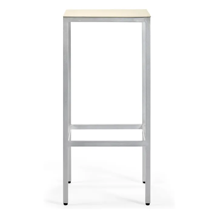 Tabouret de bar 75 cm Alu, Muller Van Severen | Ivoire- Image produit n°1