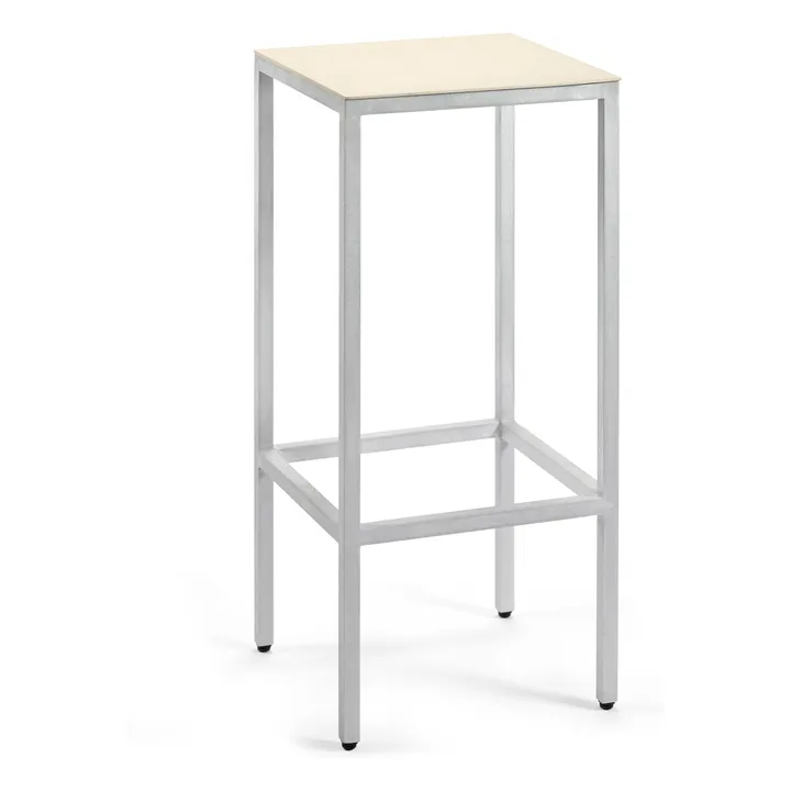 Tabouret de bar 75 cm Alu, Muller Van Severen | Ivoire- Image produit n°0