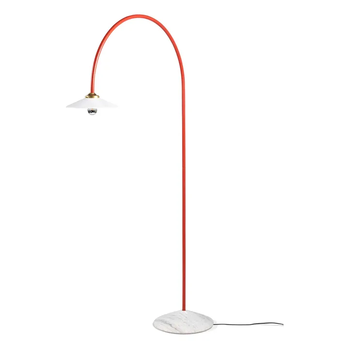 Lampadaire Standing lamp en marbre N°2, Muller Van Severen | Rouge- Image produit n°1