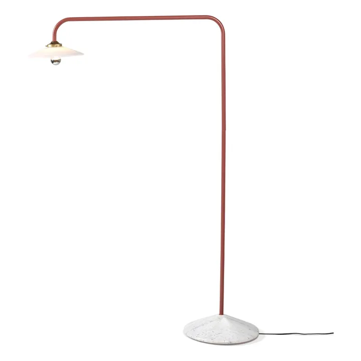 Lampadaire Standing lamp en marbre N°1, Muller Van Severen | Rouge Oxyde- Image produit n°3