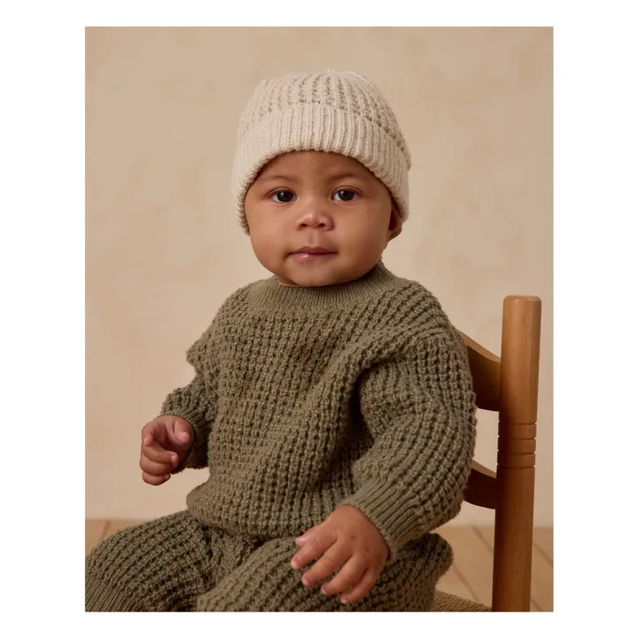 Bonnet Tricot | Ecru- Image produit n°3