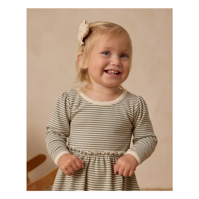 Spange Knoten Haken | Seidenfarben