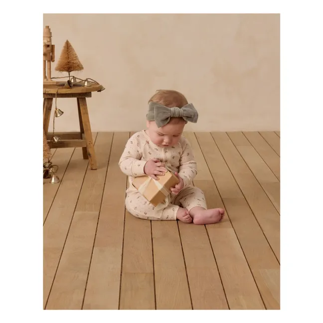 Lazo de diadema | Verde Gris