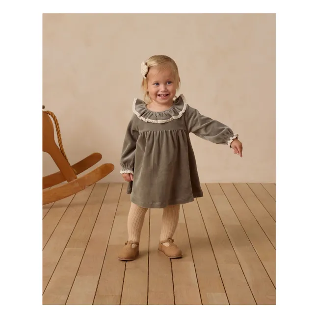 Ribbed Tights | Oatmeal