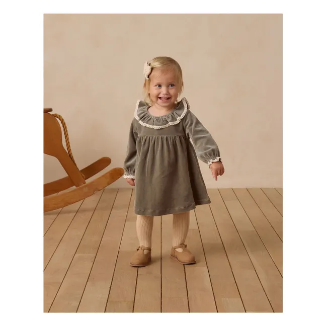 Ribbed Tights | Oatmeal