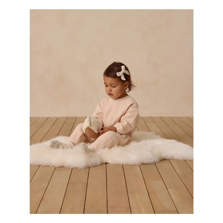 Ensemble Sweat et Jogger Maille | Saumon- Image produit n°0